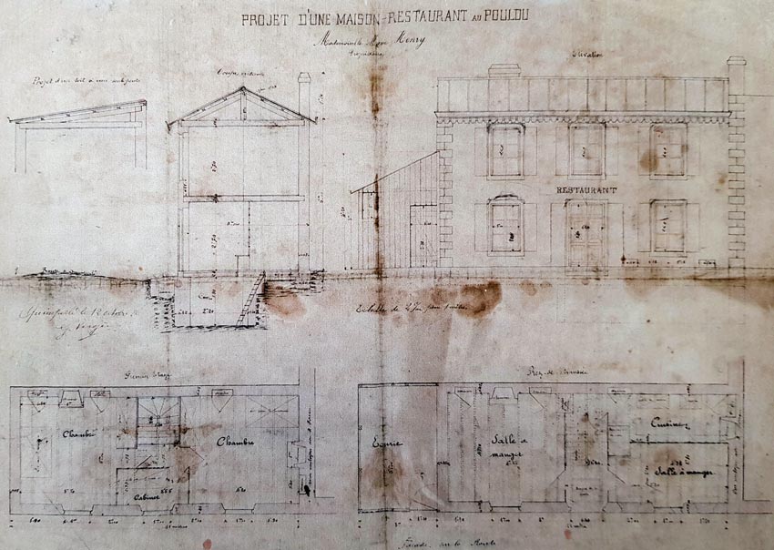 Plan de la buvette